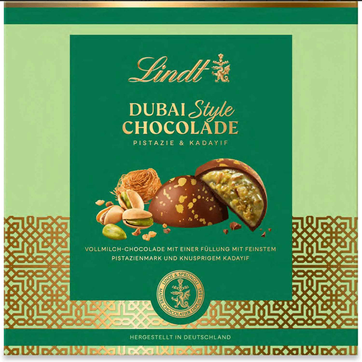 Lindt Dubai Style Chocolate – Pistazie & Kadayif (Truffle Format)