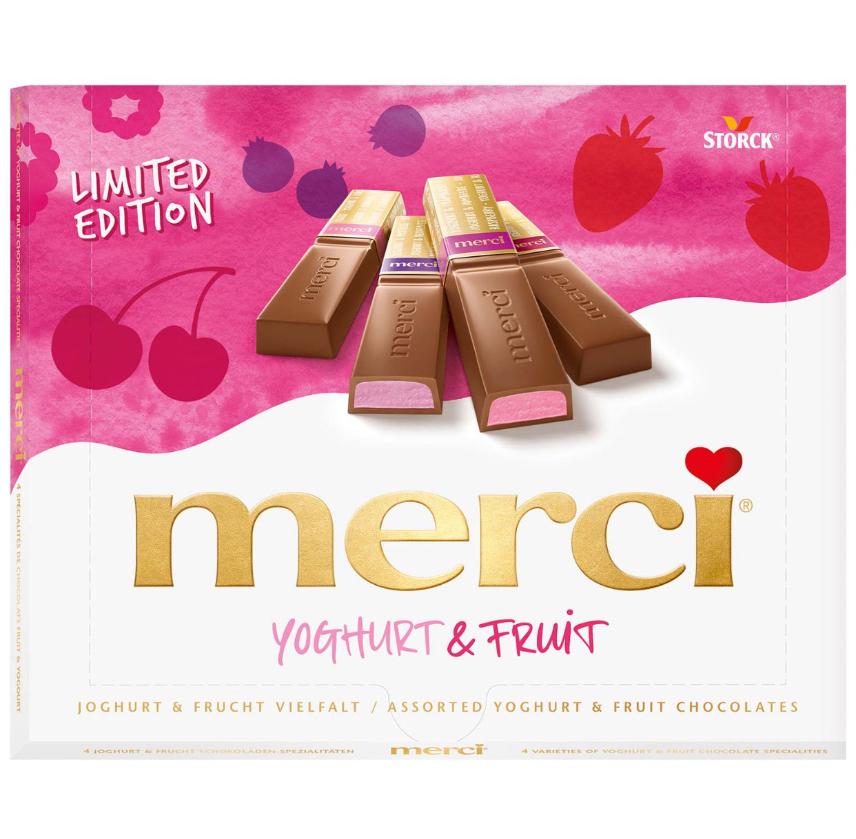 Merci Yaourt &amp; Fruits – Assortiment de Chocolats (Édition Limitée)