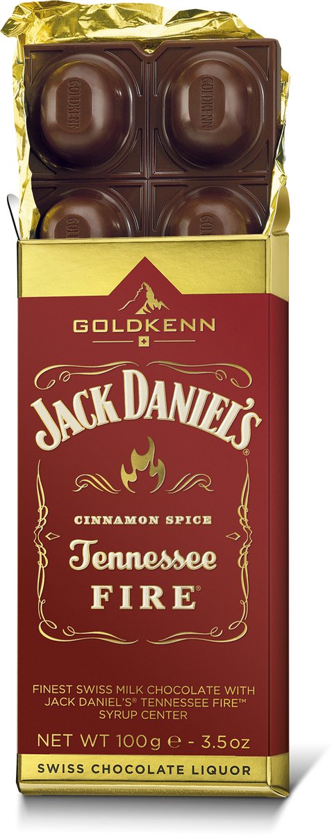 Jack Daniel’s Tennessee Fire Chocolate – 100g
